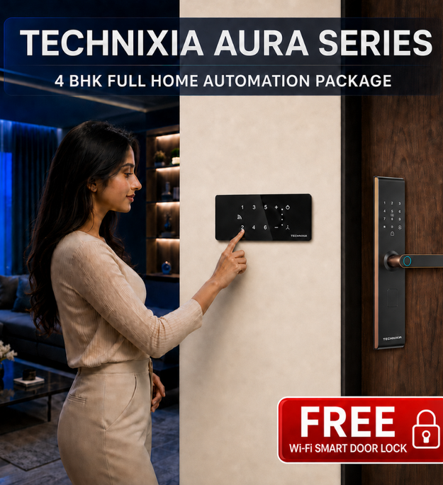 Technixia Aura Series – 4 BHK Full Home Automation Package
