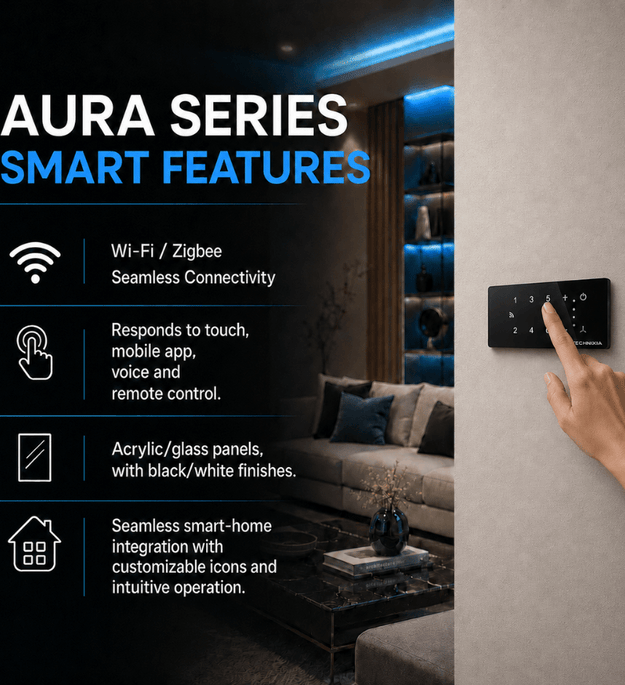 Technixia Aura Series – 3 BHK Full Home Automation Package - Technixia Automation