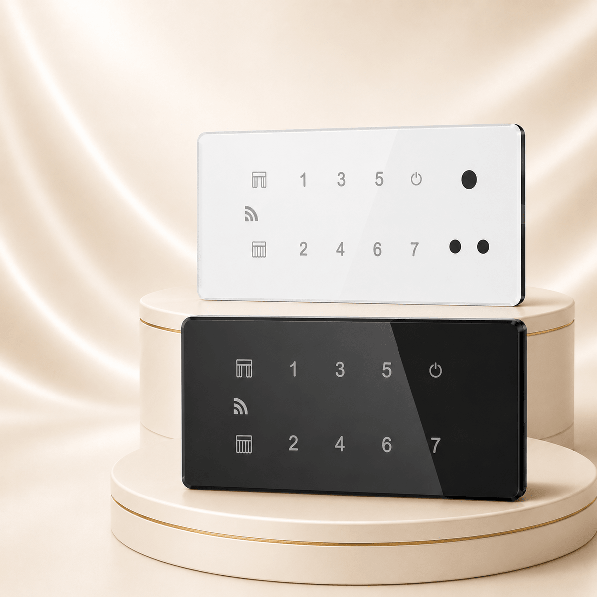 Technixia Aura Series Smart WiFi Touch Switch with Mobile App & Voice Control - Technixia Automation