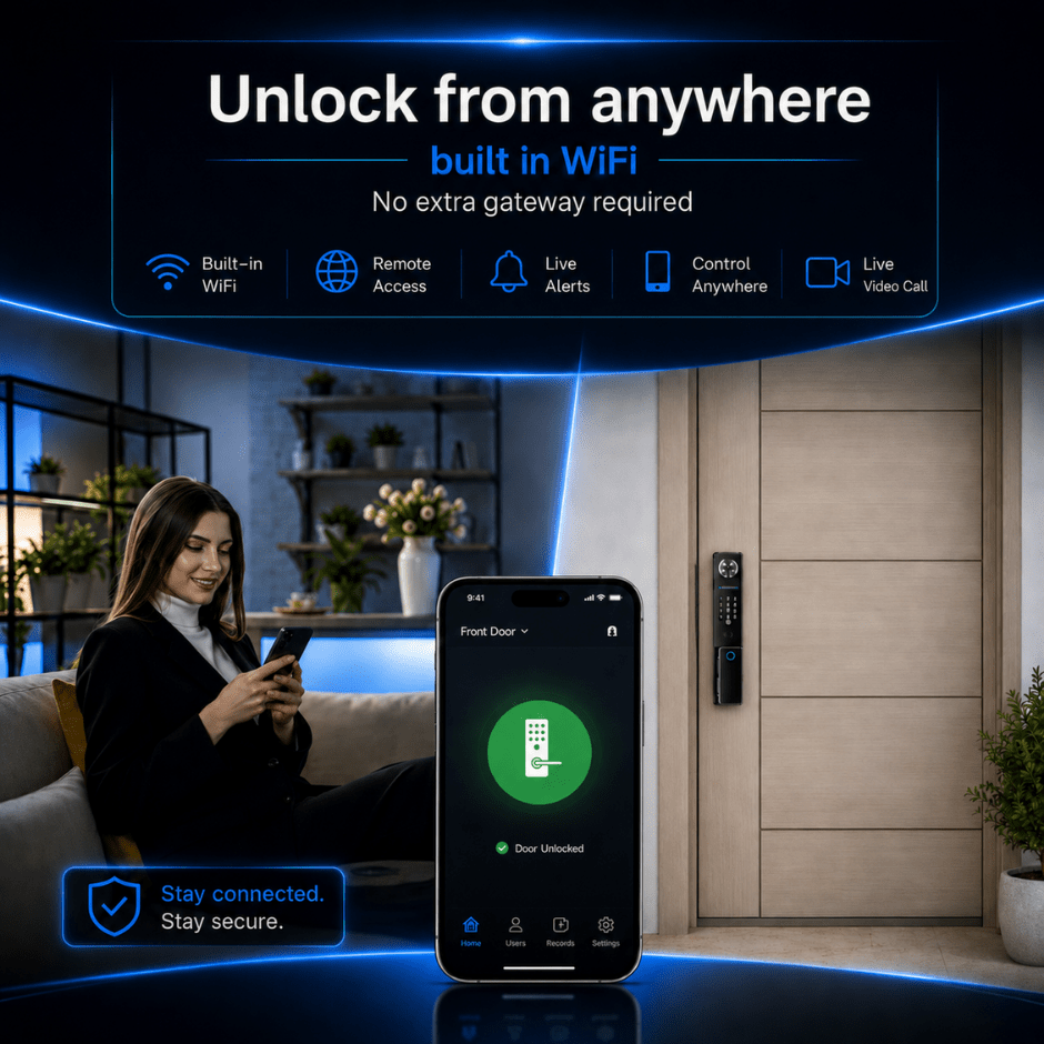 Technixia TAS04 PRO Smart Door Lock - Technixia Automation