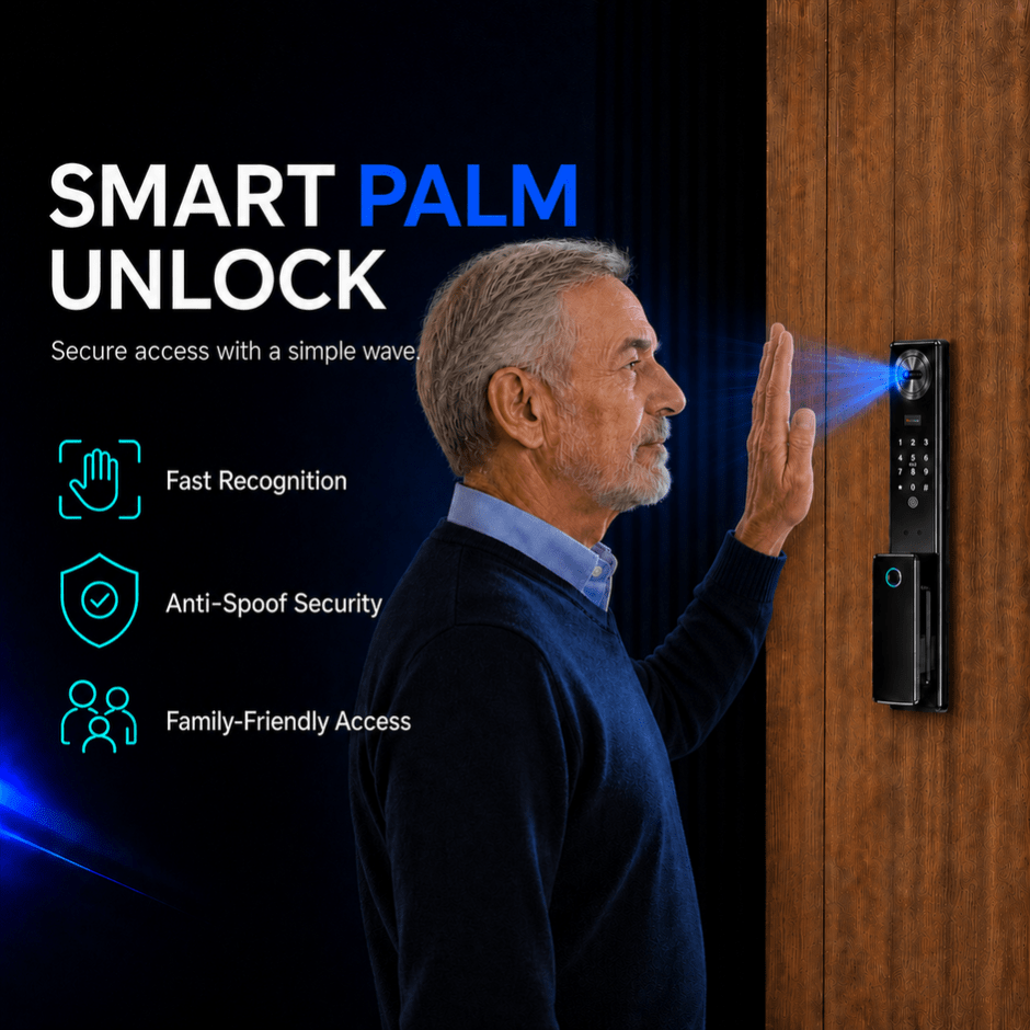 Technixia TAS04 PRO Smart Door Lock - Technixia Automation