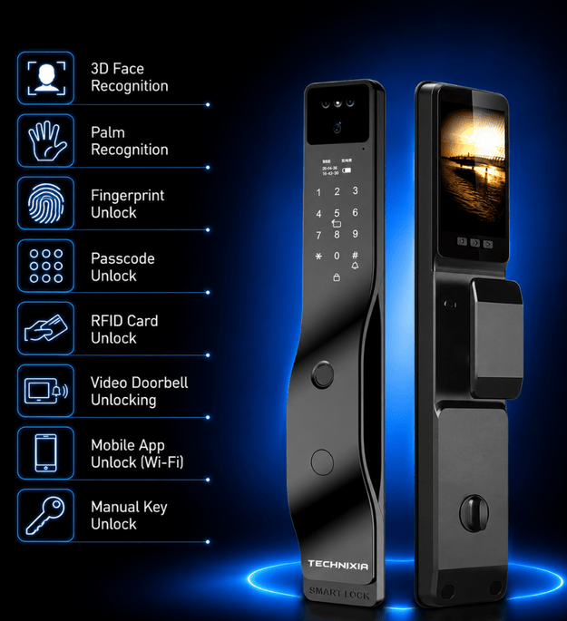 Technixia TAS06 PRO Smart Door Lock - Technixia Automation