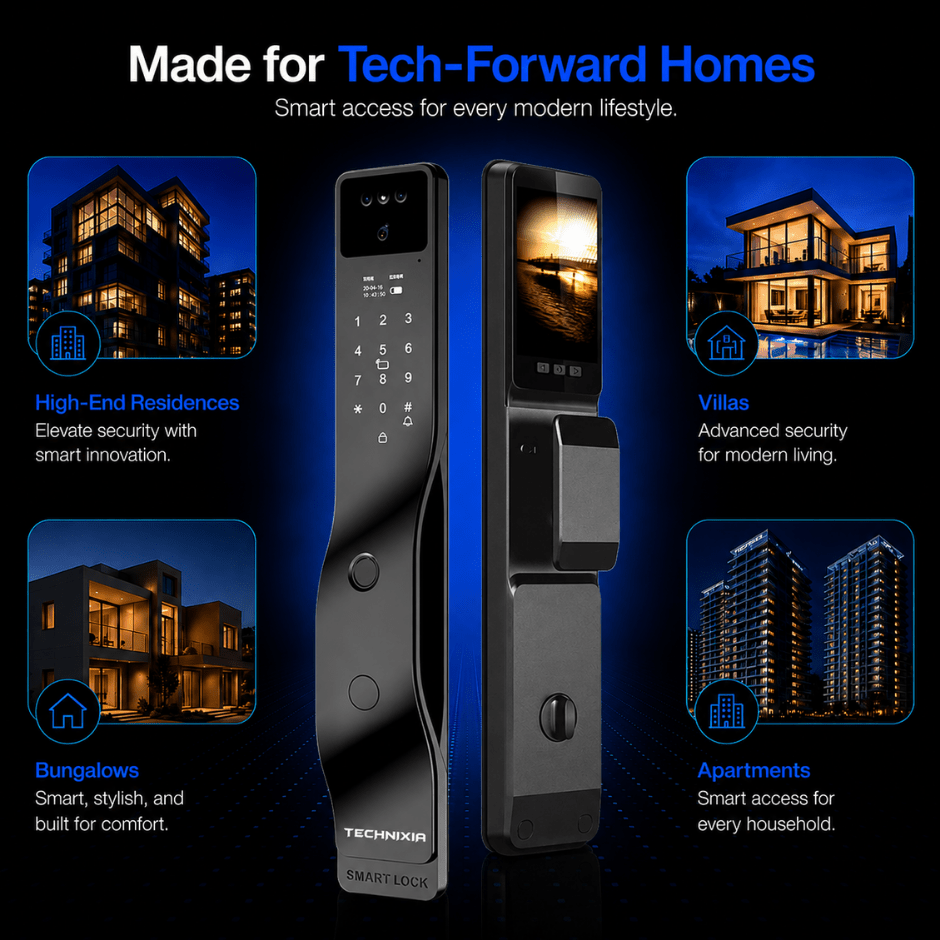 Technixia TAS06 PRO Smart Door Lock - Technixia Automation