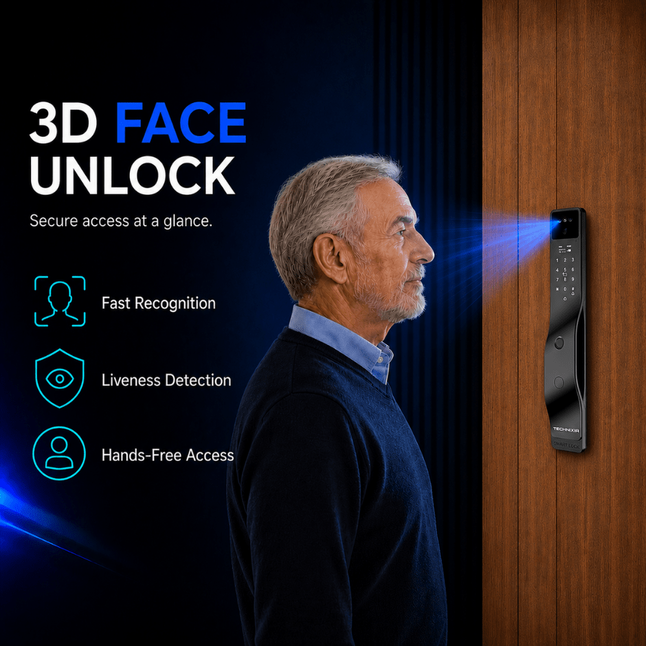 Technixia TAS06 PRO Smart Door Lock - Technixia Automation