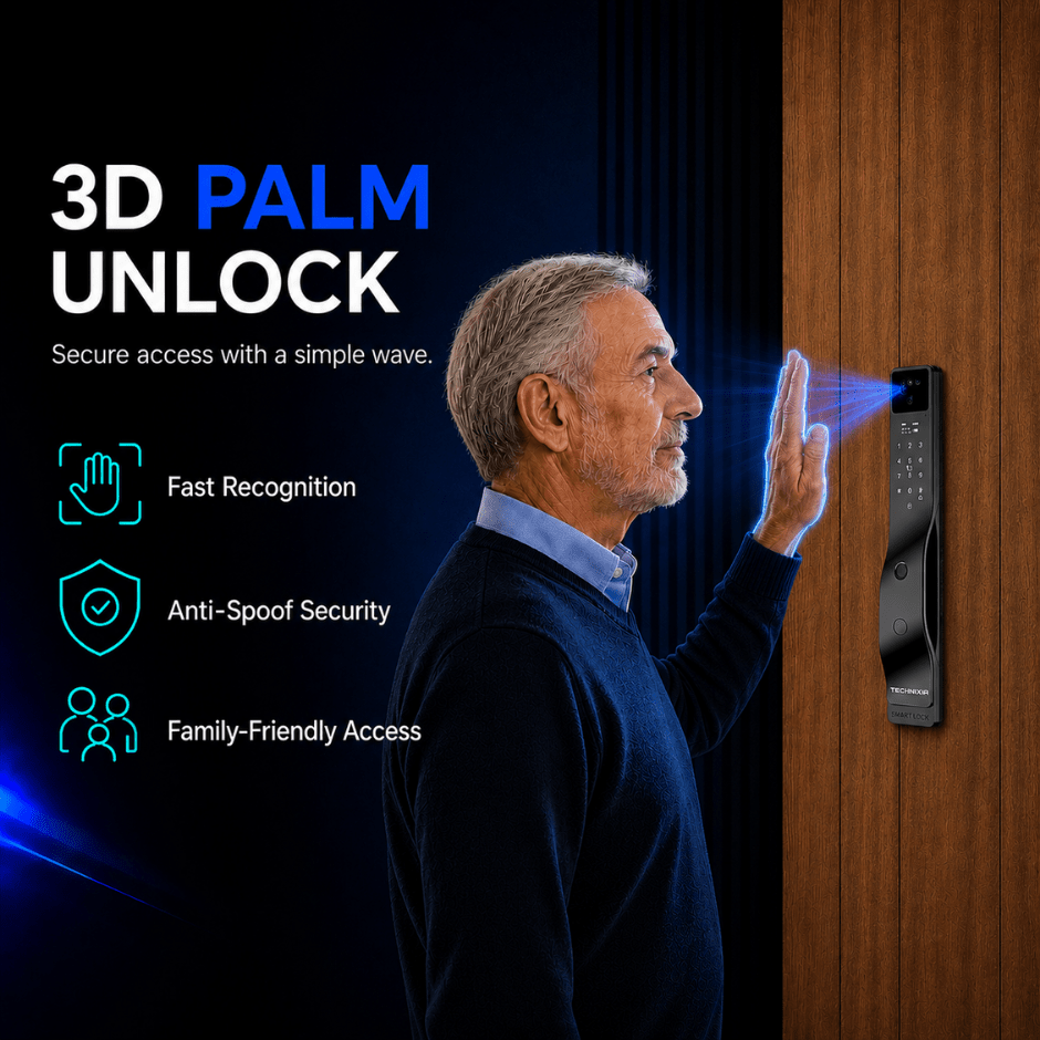 Technixia TAS06 PRO Smart Door Lock - Technixia Automation