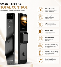 Technixia TAS06 PRO Smart WiFi Door Lock | Face, Palm & Fingerprint - Technixia Automation